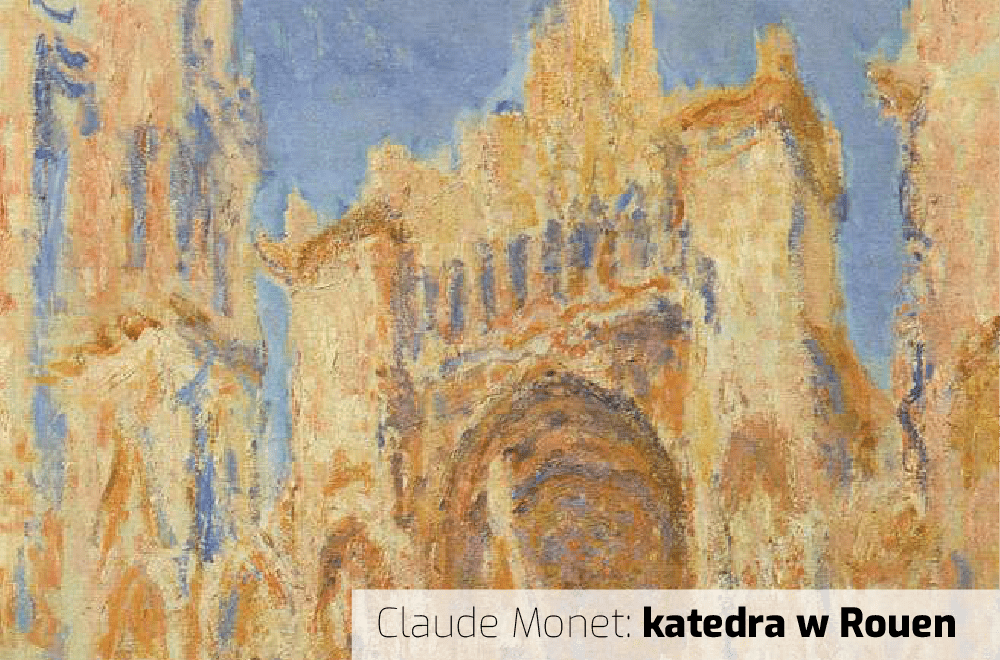 Claude Monet katedra w Rouen